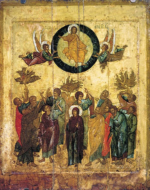 Вознесение. Середина XV в. Вознесение. Середина XV в.