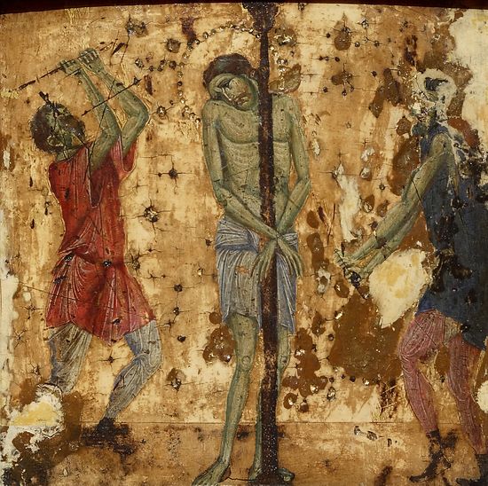 Бичевание Христа. Венеция. XIII в. Бичевание Христа. Венеция. XIII в.